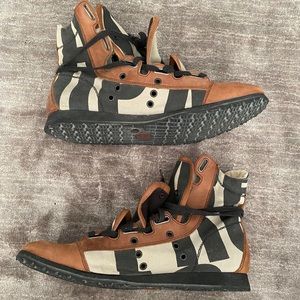 Vivienne Westwood Propaganda Three Tongue Sneakers